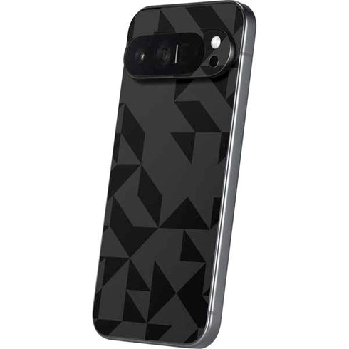 Black Geometric Pixel 9 Pro XL Skin